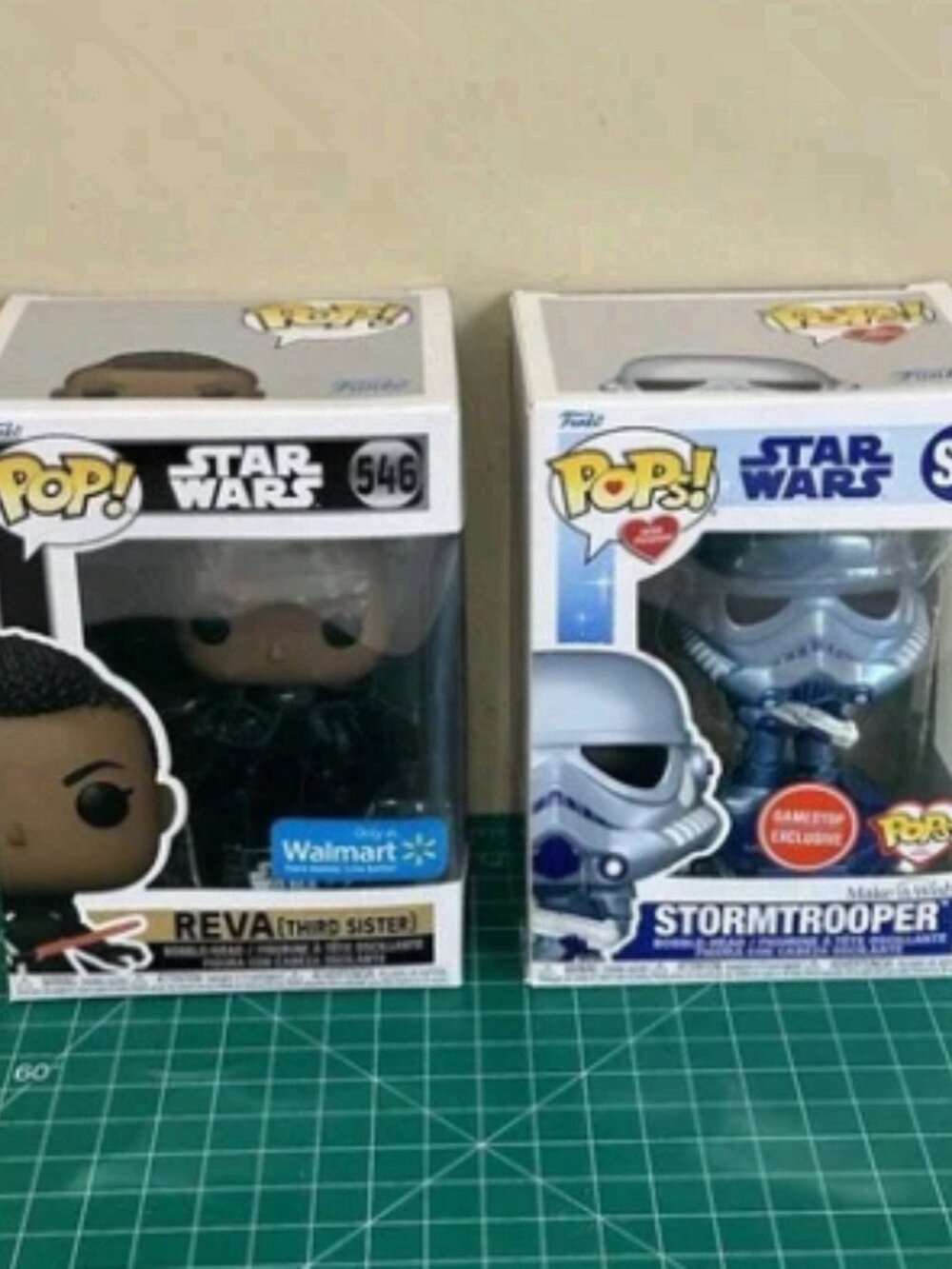 Funko Pop Lot Of 2 Star Wars Reva & Stormtrooper New‎